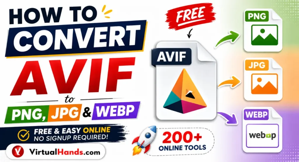 How to convert AVIF to PNG, JPG, WebP