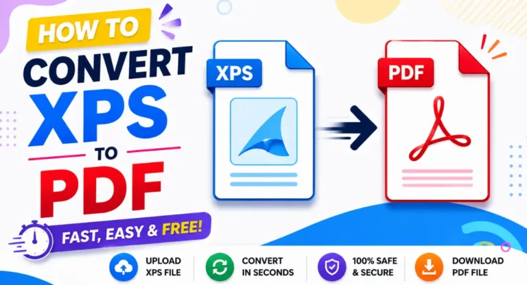 Convert XPS to PDF online