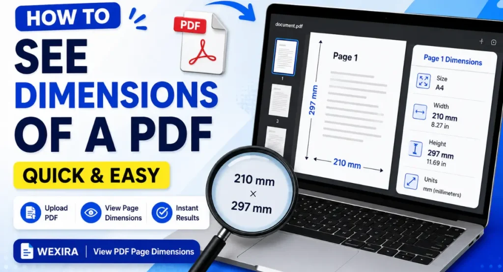 See the Dimensions of a PDF Online