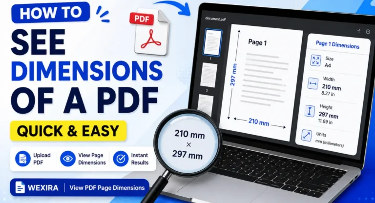 See the Dimensions of a PDF Online